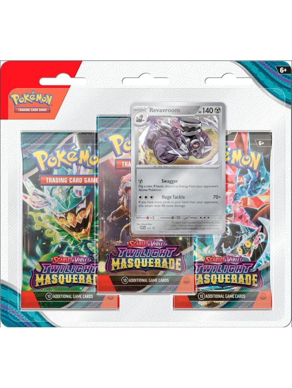 Pokemon Twilight Masquerade 3-Pk Blister - Snorlax